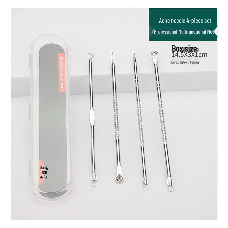 Stainless Steel Blackhead Remover & Acne Needle Set - Beauty Tools