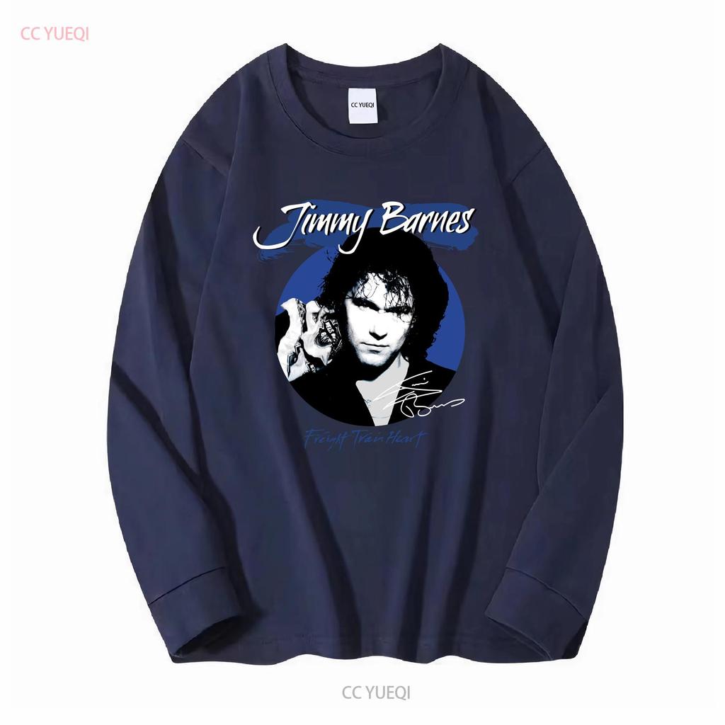 Freight Train Heart Retro Jimmy Barnes T Shirt Classic Black S 5XL H966 Vintage Washed Casual Versatile Top For Everyday Wear