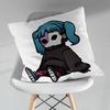 Cartoon SSally FFace Game Various Sizes Square Pillow Case For Car Home Bedchamber Decor Birthday Gift