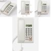 Traditional Corded Landline Phone For Home Office With Call Display And Phonebook Storage