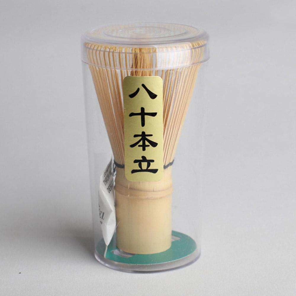 Japońska ceremonia Bambusowa praktyczna trzepaczka do proszku Matcha Kawa Zielona herbata Szczotka Chasen Tool Grinder Szczotki Akcesoria do herbaty