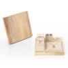 Bamboo Jewelry Display Tray Jewelry Set Storage Box Earrings Necklace Bracelet Display Counter Accessories