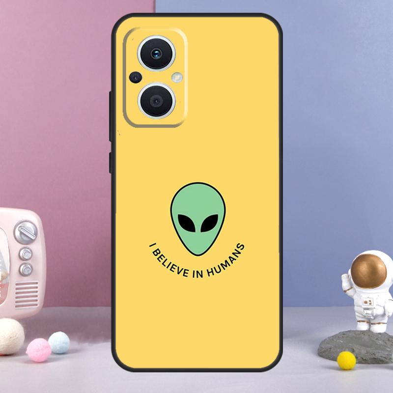 Cartoon Alien Funda For OPPO Reno 13 F 11F 12F 14F 10 11 12 14 Pro 7 8 Lite OPPO Find X6 X5 X8 X9 Pro Case