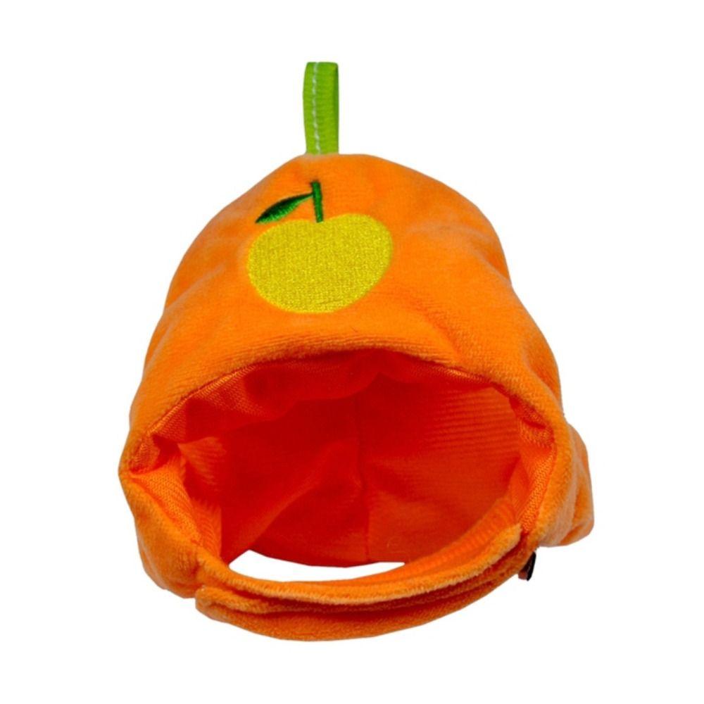 Orange Shape Cat Hat Watermelon Dogs Hats Cute Puppy Fruit Hat  For New Year Party