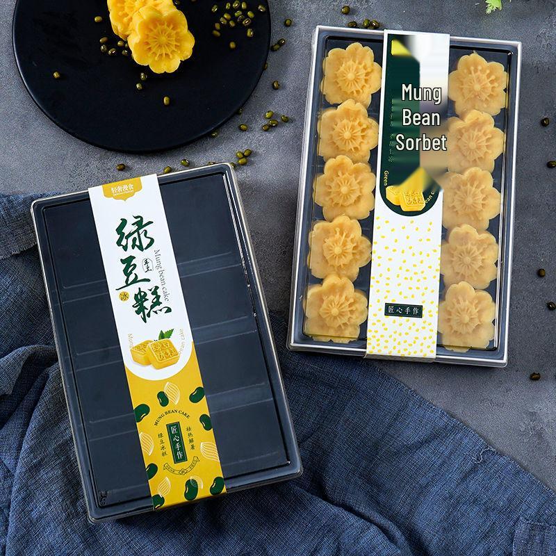 Одноразовая прозрачная подарочная коробка для десертов и суши