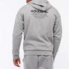 Adidas Originals Trefoil Sports Zip Hoodie Men Jacket Grey DH2256
