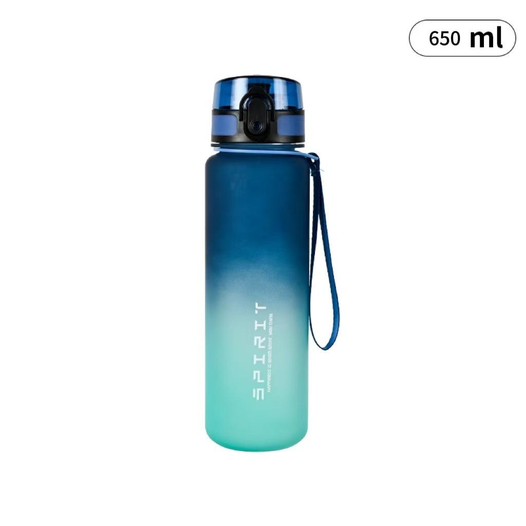 Large Capacity Sports Water Cup Plastic Anti-fall Outdoor Portable Space Cup Student Fitness Water Cup