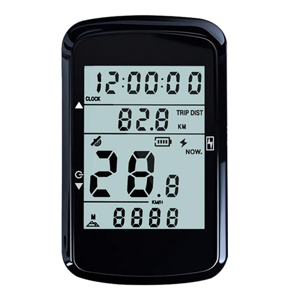 2 4 Inch Backlit LCD Mountain Bike Wireless GPS Speedometer And Odometer