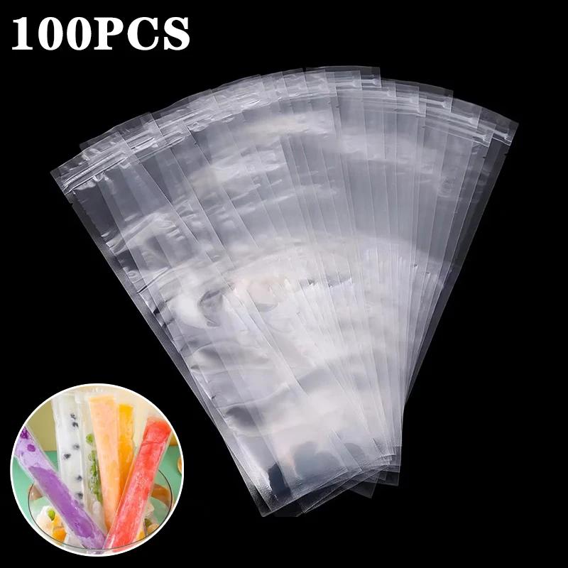 10-300 Stück Einweg-Eisbeutel mit Selbstversiegelung für selbstgemachte Eiswürfel Sommer Gefrierschrank Eisform Wiederverwendbare Wasserfüll-Eiswürfelform