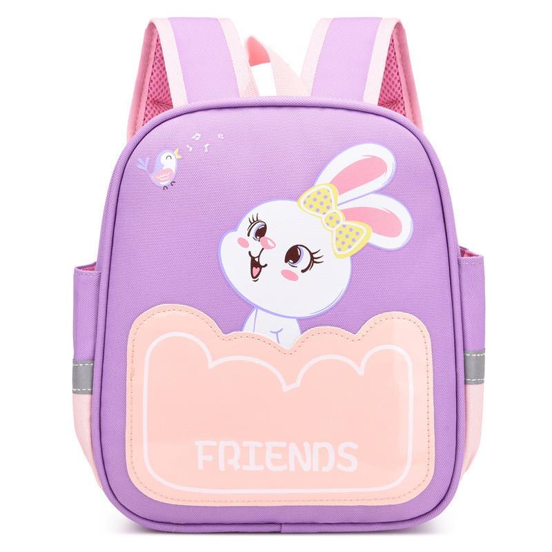 Adorable Cartoon Kindergarten Backpack For Kids With Large Capacity And Durable Oxford Fabric