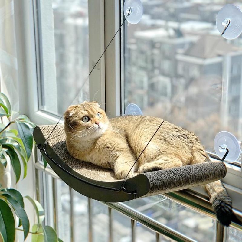 Hammock Cat Bed Safety Pet Cat Window Beds Pets Kitten Cats Nap Mats Nesk Hammock House for Cats Accessories Supplies Product