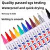 NewUpgrade Car Paint Pen Waterproof Car Wheel Tire Oily Painting Mark Pen Auto Rubber Tyre Tread CD Metal Permanent Paint Marker