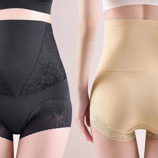 Tummy Control Shapewear Panties for Women High-Waist Seamless Body Shaper Underwear Lace