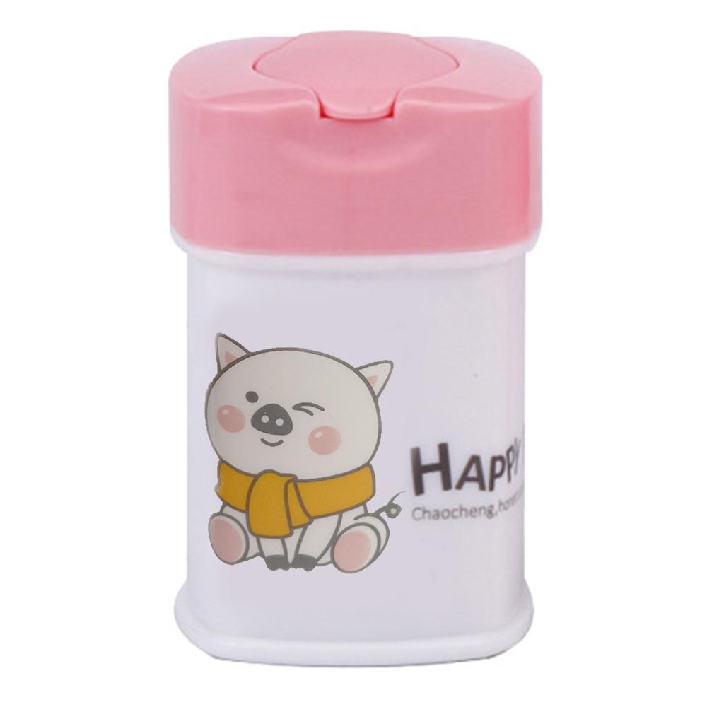 Happy Pig Toothpick Box Portable Large Capacity Toothpick Dispenser For Home As Shown розовый