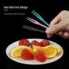 Zhaoran Disposable Plastic Fruit Forks Set