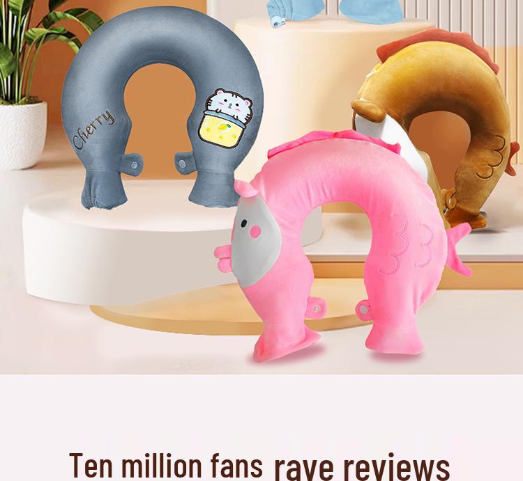 U-Shaped Neck & Shoulder Hot Water Bottle: Cervical Spine Heat Therapy & Shoulder Protector