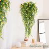 Outdoor Artificial Green Plant Vine Eucalyptus Camellia Wedding Fake Flower Ceiling Flower Vine Vine Simulation Wisteria Flower Wall Hanging