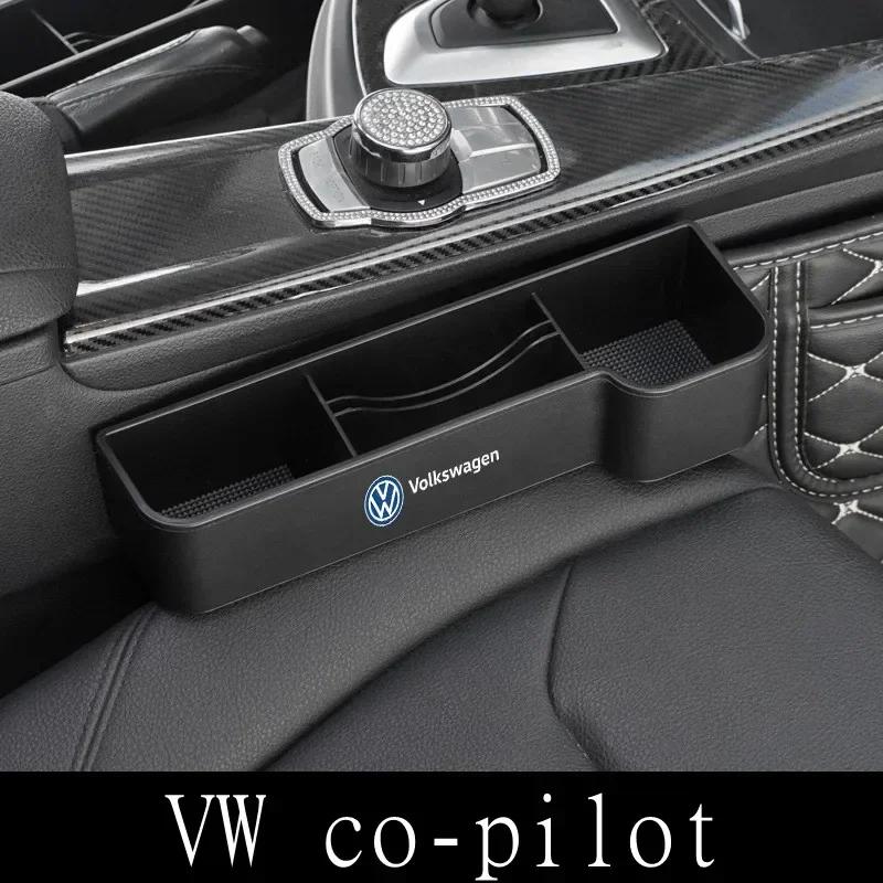 2026 Hot For Volkswagen VW For Volkswagen Golf 5 MK6 7 Polo Passat Bora Jetta Tiguan CC Scirocco Lavida ABS Car Seat Gap Storage