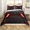 Galaxy Mountains Three-Piece Quilt Set Digital Printed Bedding Set Bohemian Bed Cover