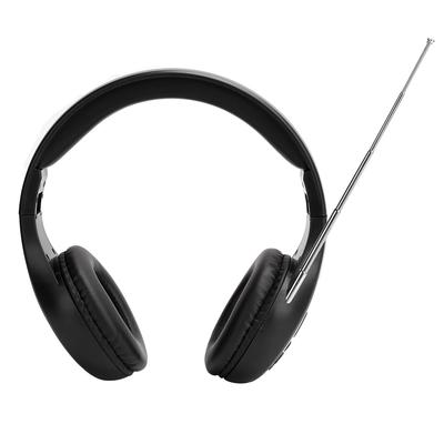 Vbestlife Kişisel FM Radyo Öğretim Harici Anten Parazit Önleyici Radyo Kulaklıkları LCD Ekranlı Koşu ve Günlük Çalışma için Kulaklıklar, 3.5mm Kulaklık,
