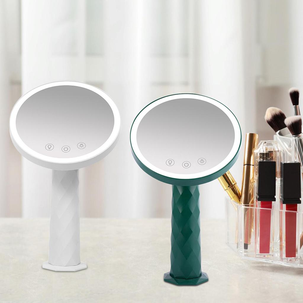 Lighted Beauty Mirror with LED Lights Adjustable Brightness Portable Travel