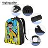 Teen Titans Go Raven's Emoticlones Backpack  Trekking Backpacks Youth Custom Big High School Bags Kawaii Rucksack