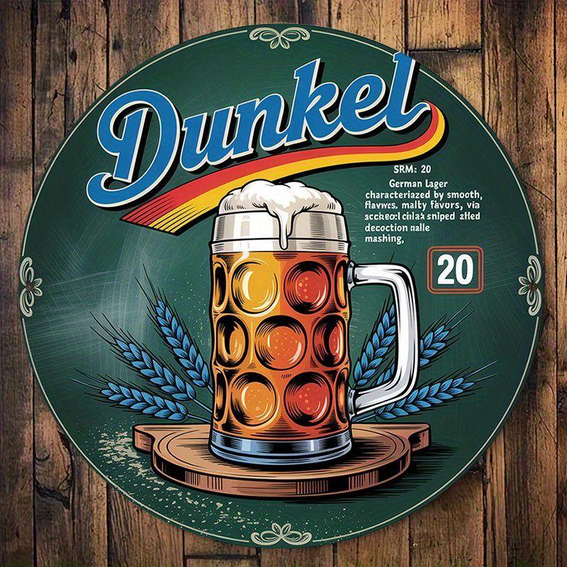 Segno in Latta Metallico Birra Decorazione Murale 20x30cm