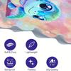 Cute Cat & Heart Print Beach Towel Kawaii Cat Lover Microfiber Towel For Summer Beach, Pool & Travel Use