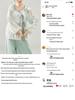 Chinesisches Klassisches Netz-Tanzkostüm für Damen - Langarm, Locker, Fließendes Übungs-Oberteil