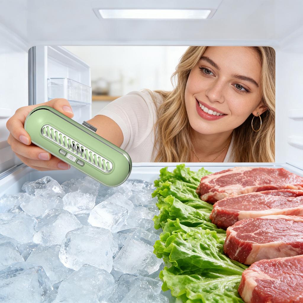 Rechargeable Odor Eliminator For Fridge Compact And Portable