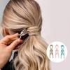 3Pcs/Lot 9cm Plastic U-Shaped Hair Fork For Women Girls Fashion Geometric Hair Sticks Hair Accessories Hairpins Hairstyles