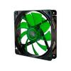 NOX Nox Cool Fan Led Box Fan 120mm Black Green Led