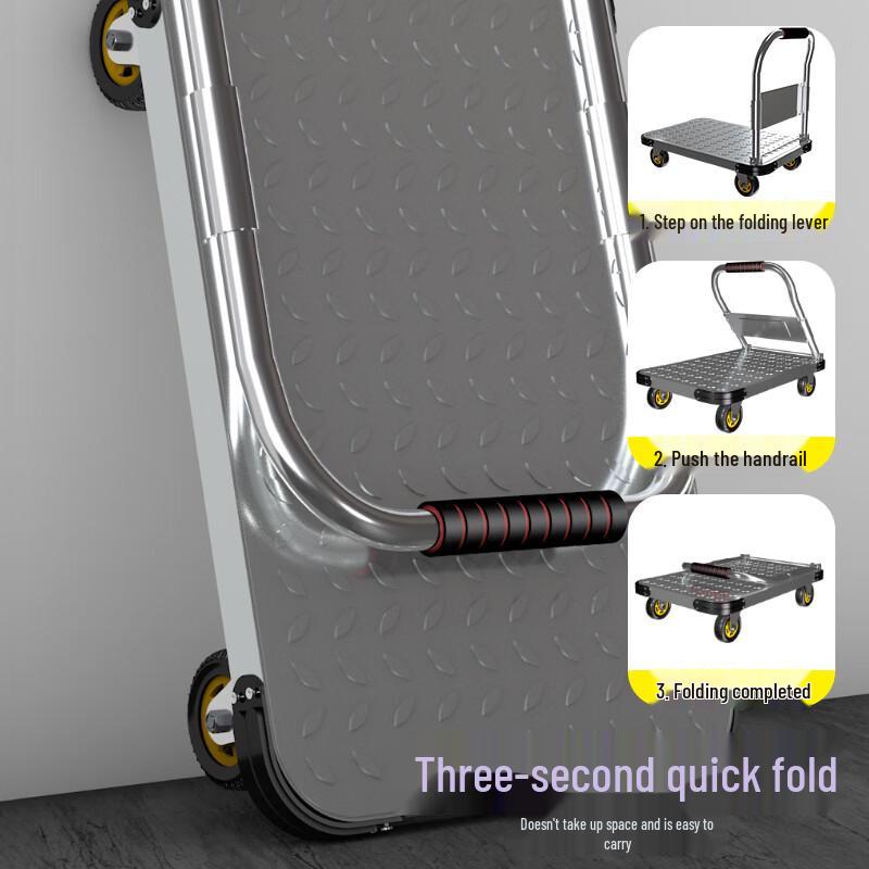 Heavy-Duty Steel Platform Cart