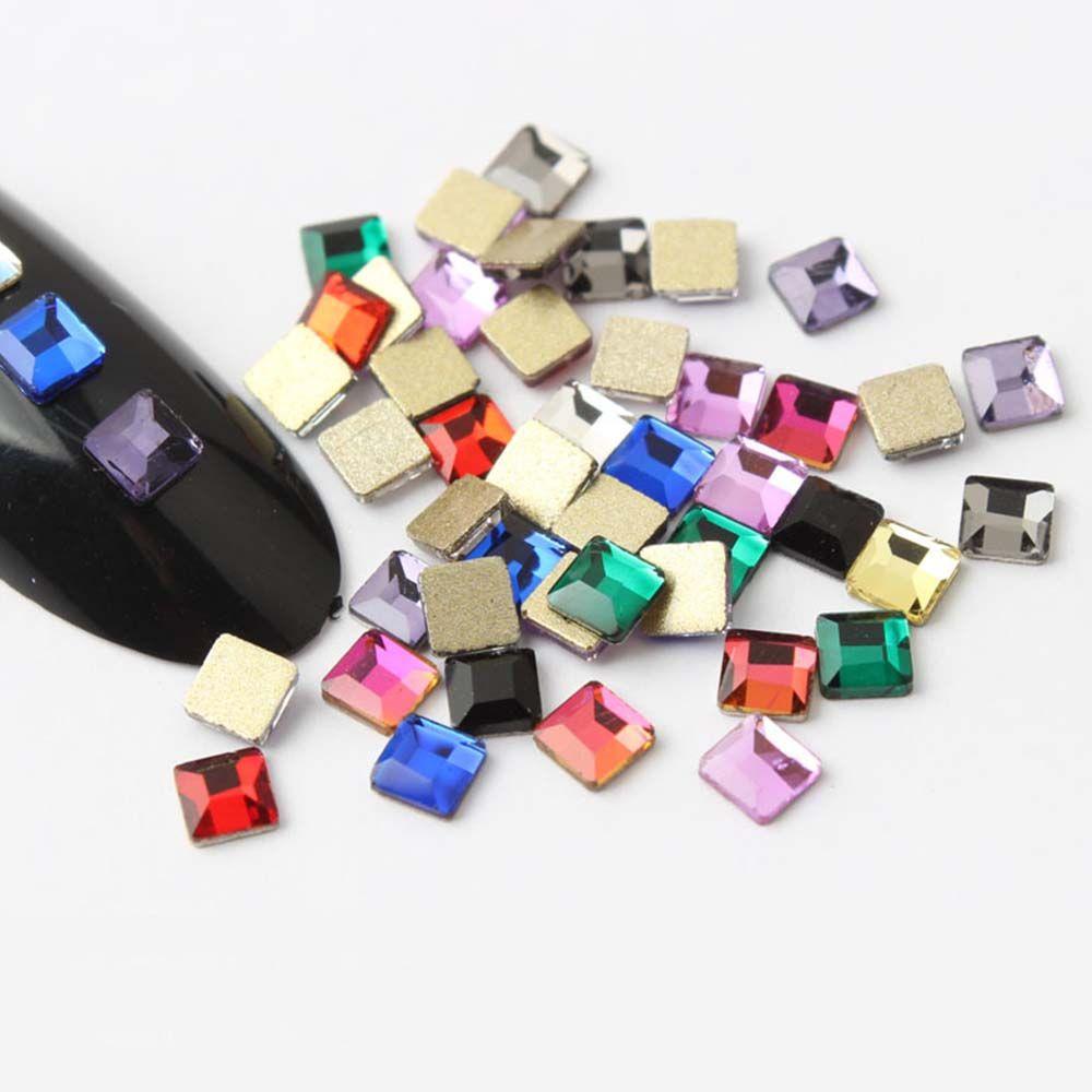 Accessories Acrylic Crystal Nail Rhinestone Nail  Charms Nail Jewelry Set  Nail Decoration