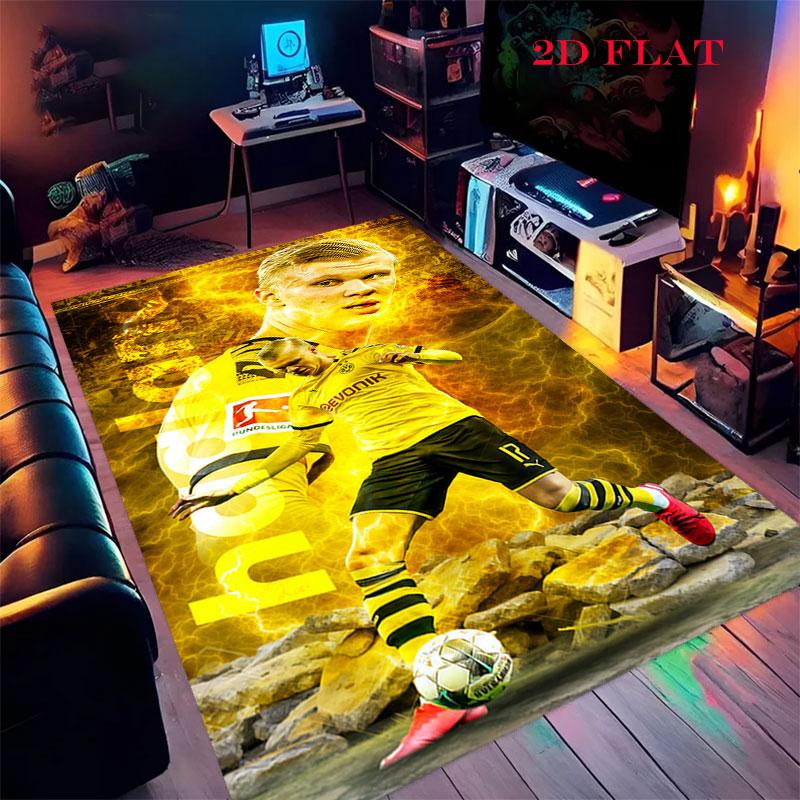 Erling Haaland Magic Poster Carpet Rug for Living Room Bedroom Home Sofa Decoration,Kids Play Nonslip Floor Mat