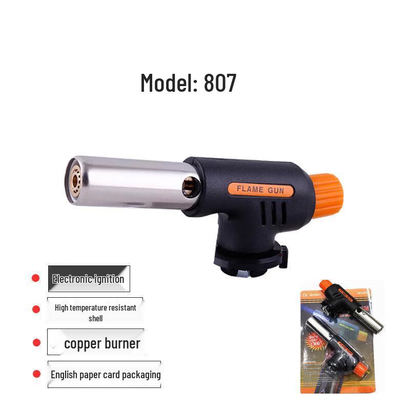 ZISIZ 733 All-Metal BBQ Long Lighter & Igniter Set