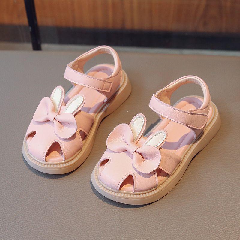 Girls' shoes, children's cute princess shoes2026New Summer Hot-Selling Soft-Soled Closed-Toe Sandals for Little Girls and Babies