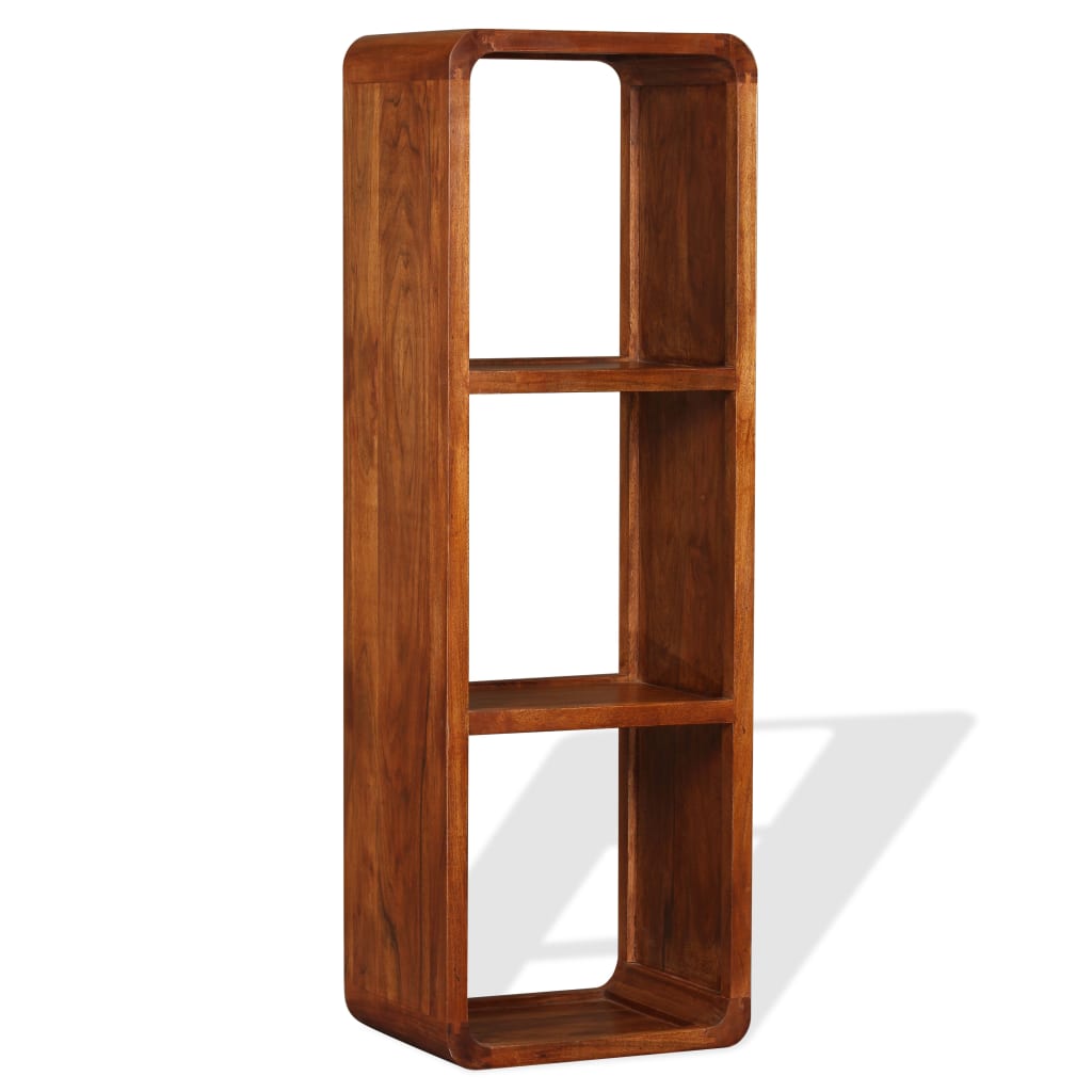 Solid Wood TV Cabinet with Honey Colored Finish 120 X 30 X 40 Cm