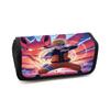 NARUTO Cartoon Anime Pencil Box Double Layer Flip Pen Case Lightweight Stationery for Kids School Daily Use,Boys&Girls Ages 5-11