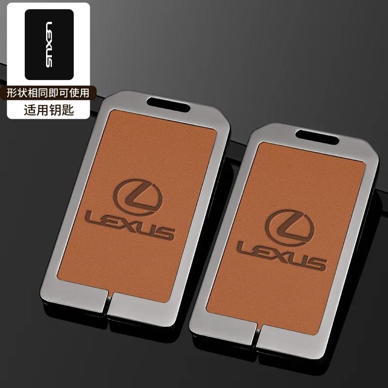 

Leather Car Card Smart Remote Key Case Cover Holder Shell Fob For Lexus F Sport ES LM GS IS NX RX LX LS RX300 Auto Accessories