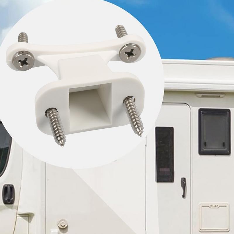 RV Door Stop Boat Door Latch Door Holder 2X Door Stopper With Screws Marine Hardware Replacement Parts RV Door Latch For RV