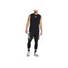 Under Armour Curry Brand Printed Logo Slim Fit Three-Quarter Sports Pants Men Bottoms Black 1379828-003