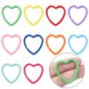 Heart Shaped DIY Jewelry Making Accessories, Iron, 30-39mm, 2-5pcs