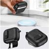 For AirPods 4 Case Leather Texture Matte Earphone Case with Phone Stand Bluetooth Headset Cover For AirPods Pro 3 2 1 Shockproof Earphone Charging Box