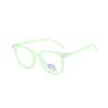 Photochromic Square Rice Nail Children's Eyeframe Color Change Anti Blue Light Flat Mirror Glasses Cute Boys And Girls