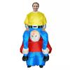 Divertente costume gonfiabile da nano cavalcabile