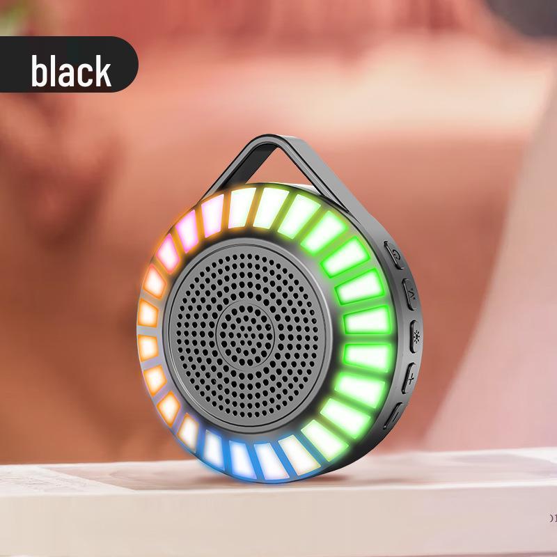 L34 RGB Sound-Activated Bluetooth Speaker with Card Slot - Enhanced Stereo, Noise Reduction, Cool Bass, Long Battery Life