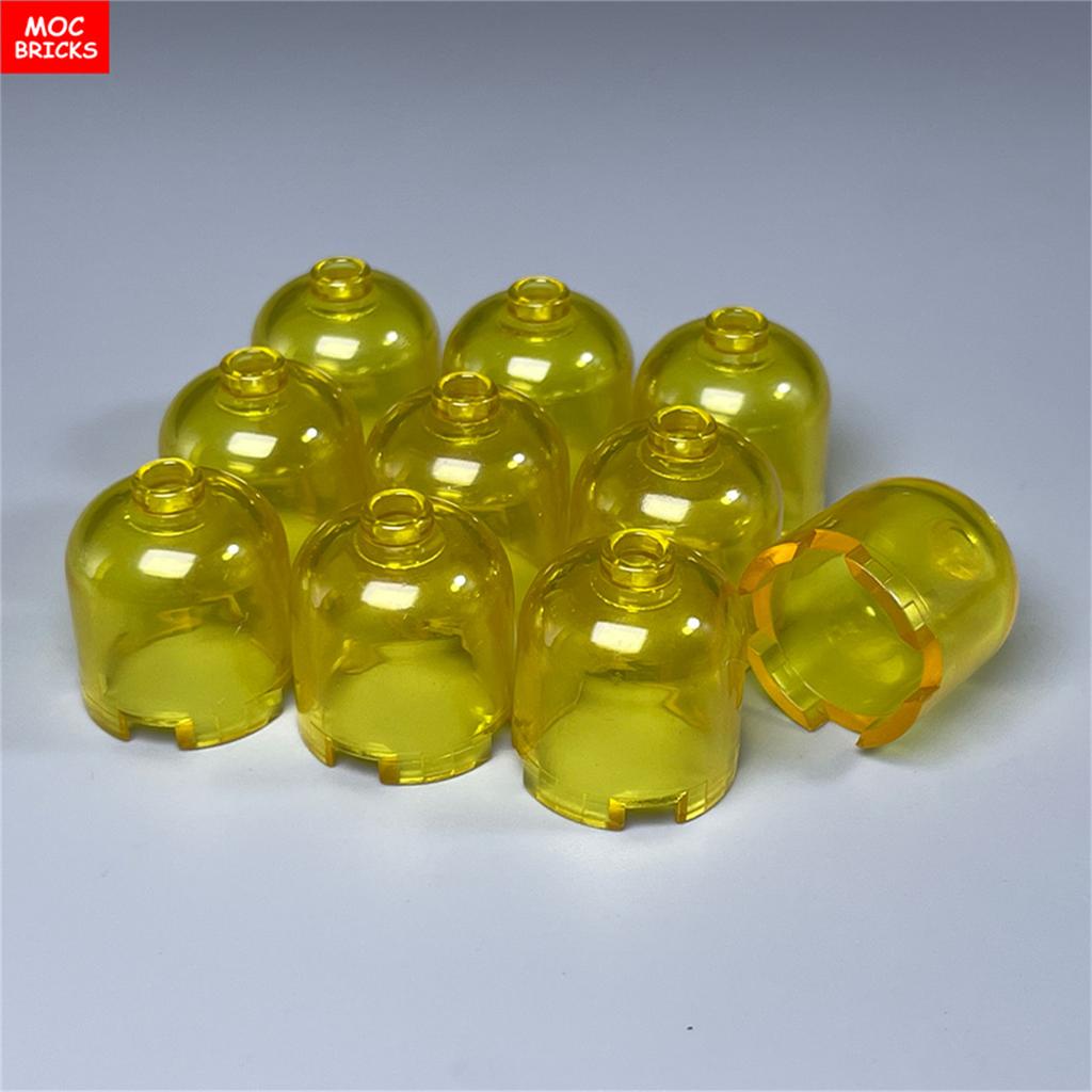 MOC Bricks Transparent Container Drinking bottle 30351 Water Playthings Round 2x2x1 Dome Top-Hollow Stud Constructing Blocks Kids Toys