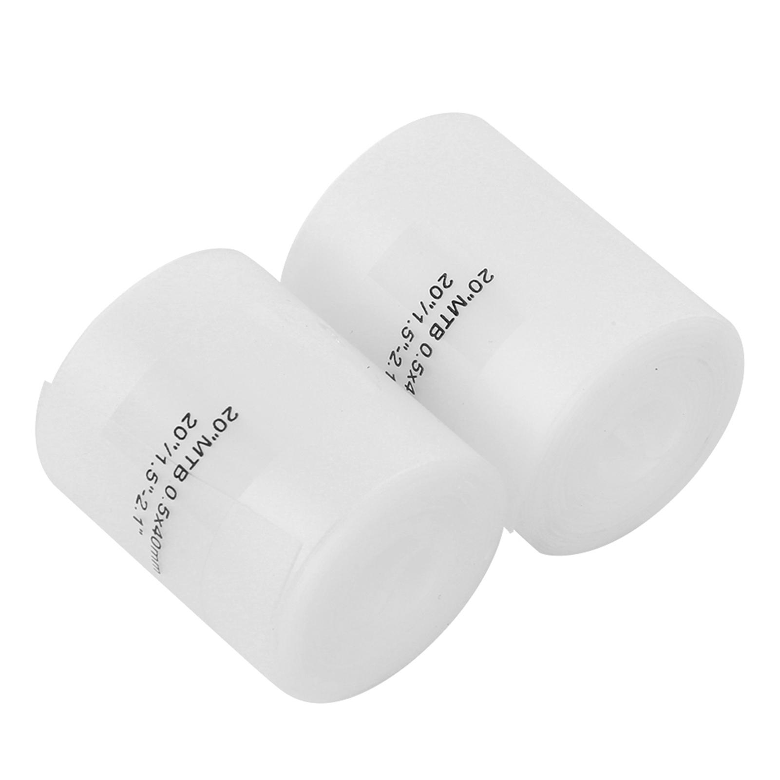 

2PCS White Polyurethane 20 Inch Bike Tire Liner Puncture Proof Belt Tyre Protection Pad Mountain Road Cycling