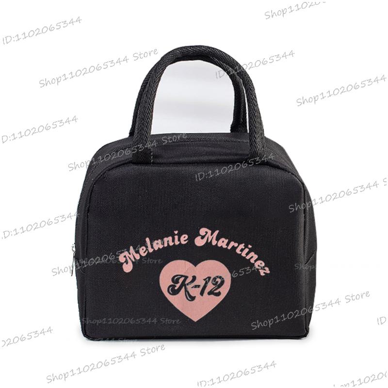 

Melanie Martinez Y2K Print Portable Lunch Bags Women Men Thermal Insulation Lunch Box Storage Bag Music Album Bento Lunch Bag